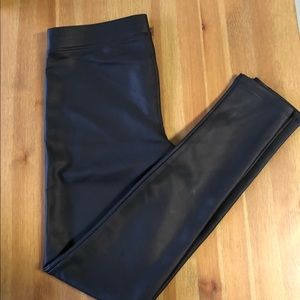 Express polyester/“leather” pants